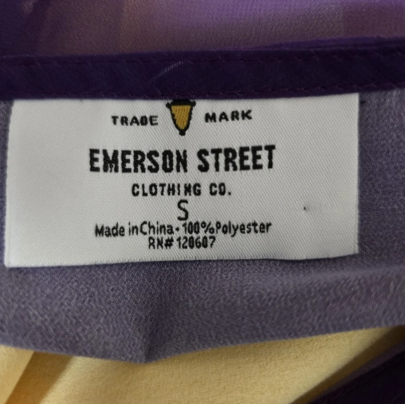 Emerson Street Woman's LSU Tiger Sheer Blouse Sz Small - Picture 6 of 7